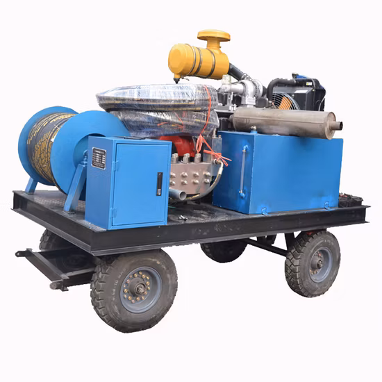 200bar Big Water Flow Sewer Cleaning Pump Triplex High Pressure Pump